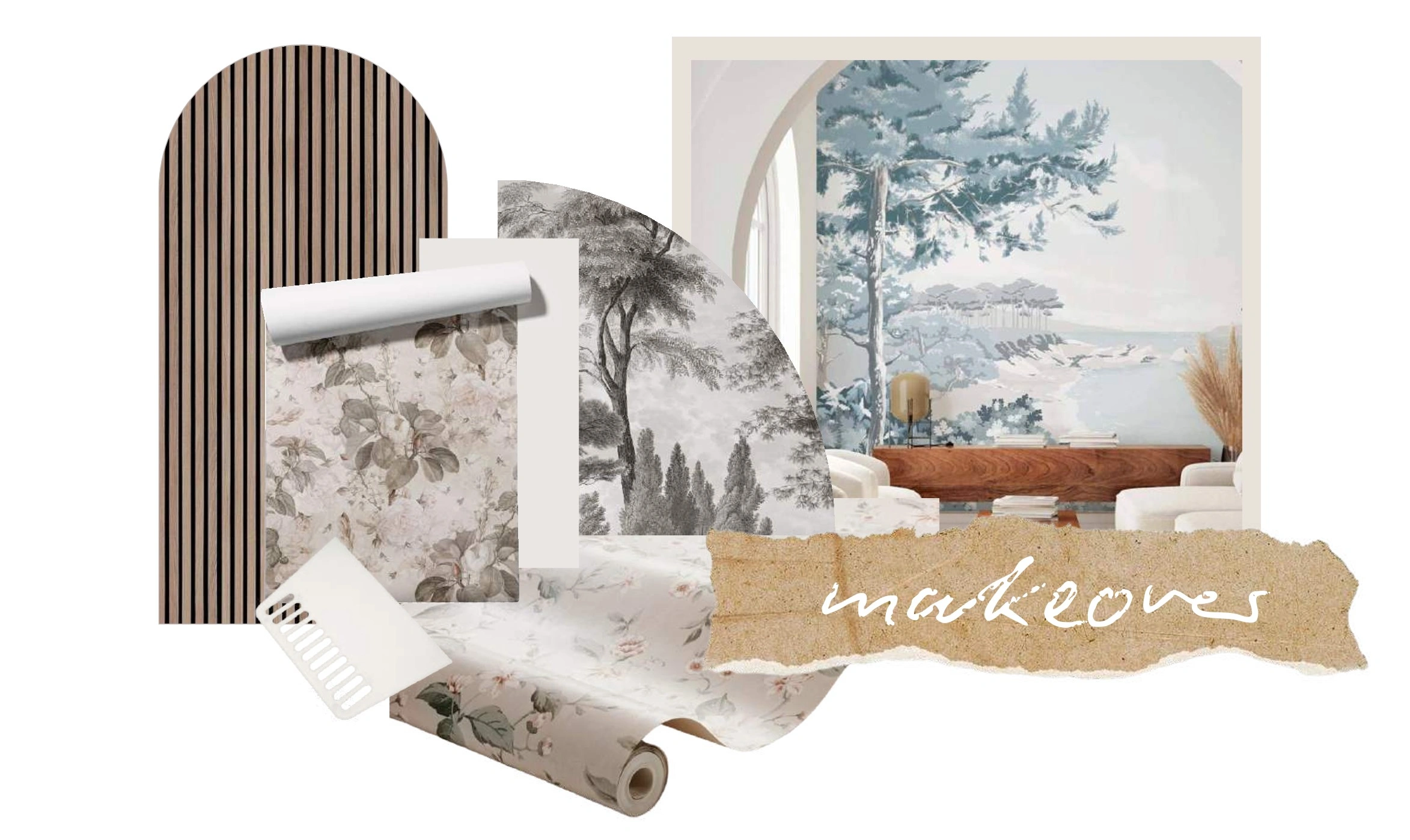 Tropical Wallpaper Transformation by Honpo